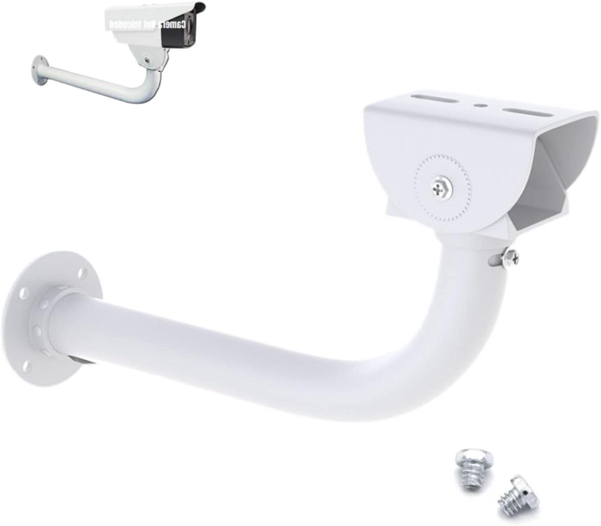 Camera Beugel - Montagebeugel Beveiliging - Camera Ophangen - Verstelbare Hoek - 3556 x 1422 cm - Beige