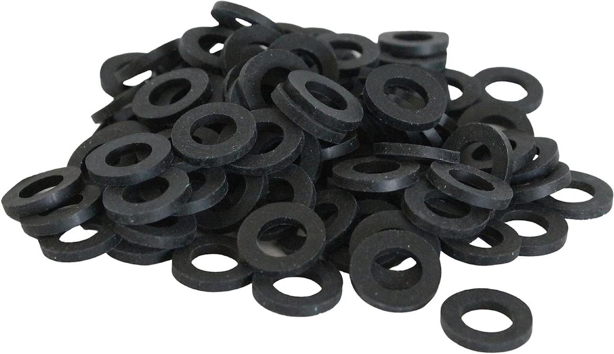 Rubberen Platte Afdichtingen - EPDM Ring Set - Lekkages Voorkomen - Goedgekeurd voor Drinkwater