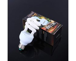 UVB Reptielenlamp - Terrarium Lamp Hitte - Gezondheid Reptielen - Energiebesparend - 13 Watt - Niet gespecificeerd