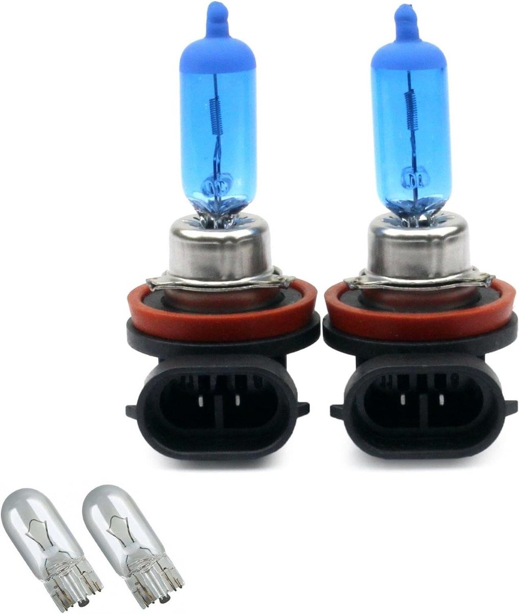 Halogeenlampen Set - Xenon Look Lampen - Auto Verlichting - Xenon Gas Vulling - 2 stuks - Wit