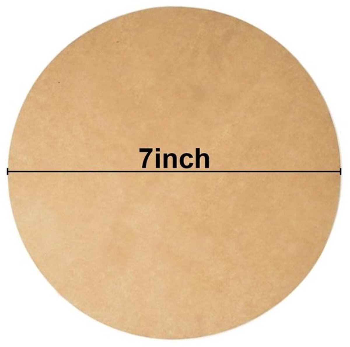 Dailygoody - Bakpapier voor heteluchtfriteuse - Hittebestendig - Ø 18