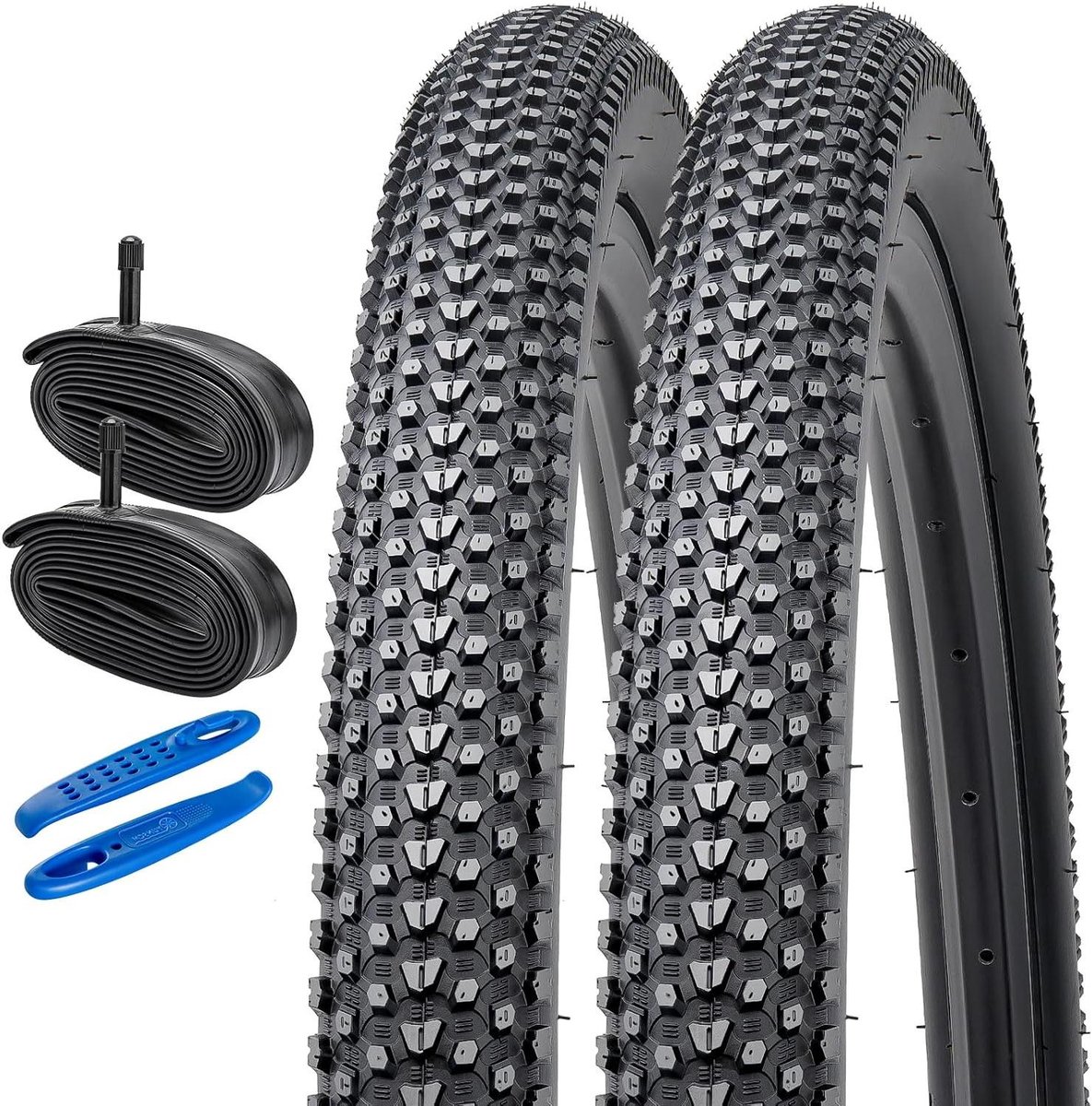 Fietsbanden en Binnenbanden - Racefiets Set - Weggebruik - Ultra Duurzaam Rubber - 26 Inch - Zwart