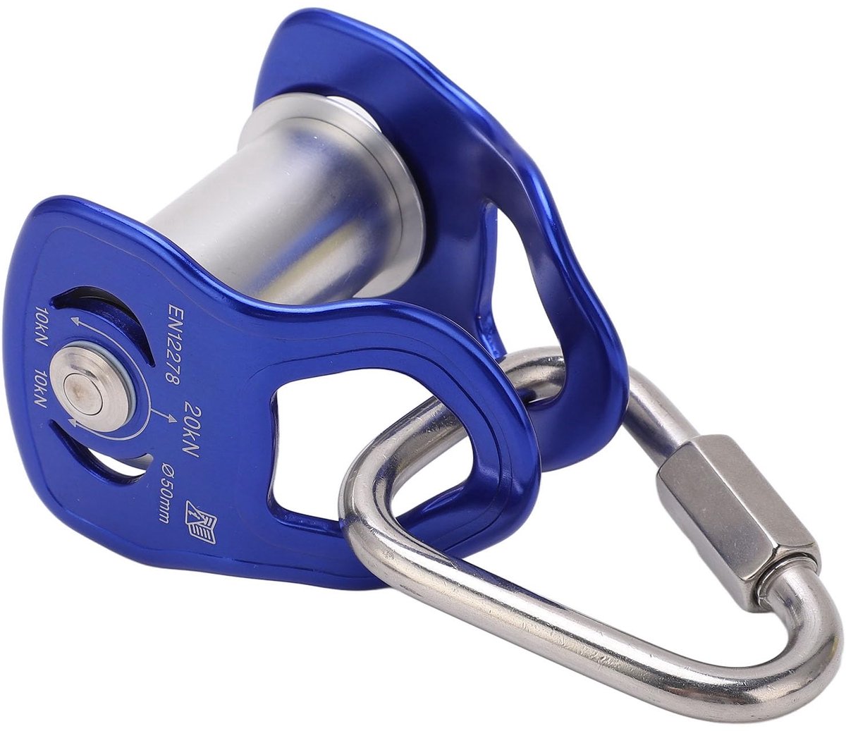 Katrol van aluminiumlegering voor volwassenen, buitensport katrol zipline, gemakkelijk glijdend, veelzijdige zipline