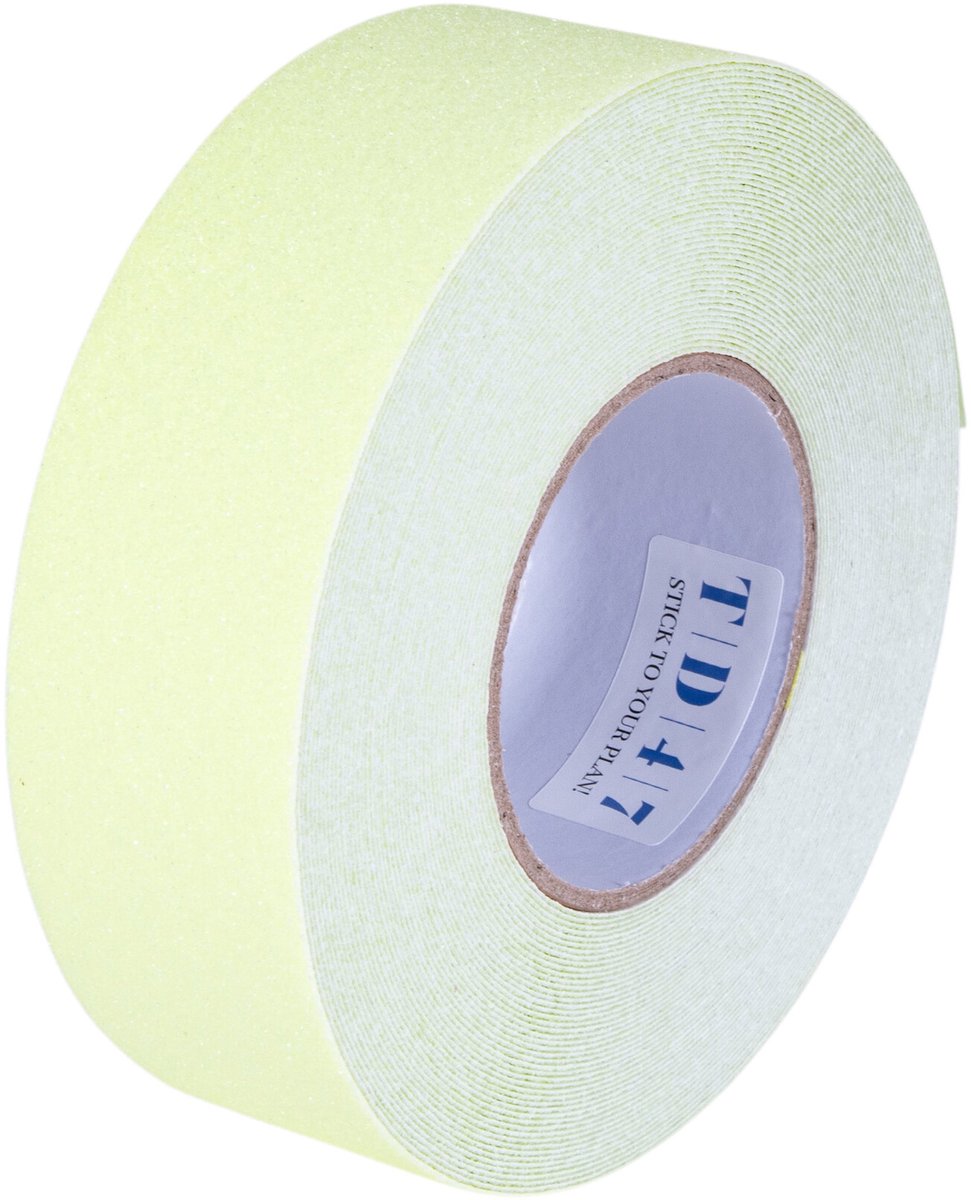 TD47 Antislip Tape 50mm x 18,3m Glow in the Dark