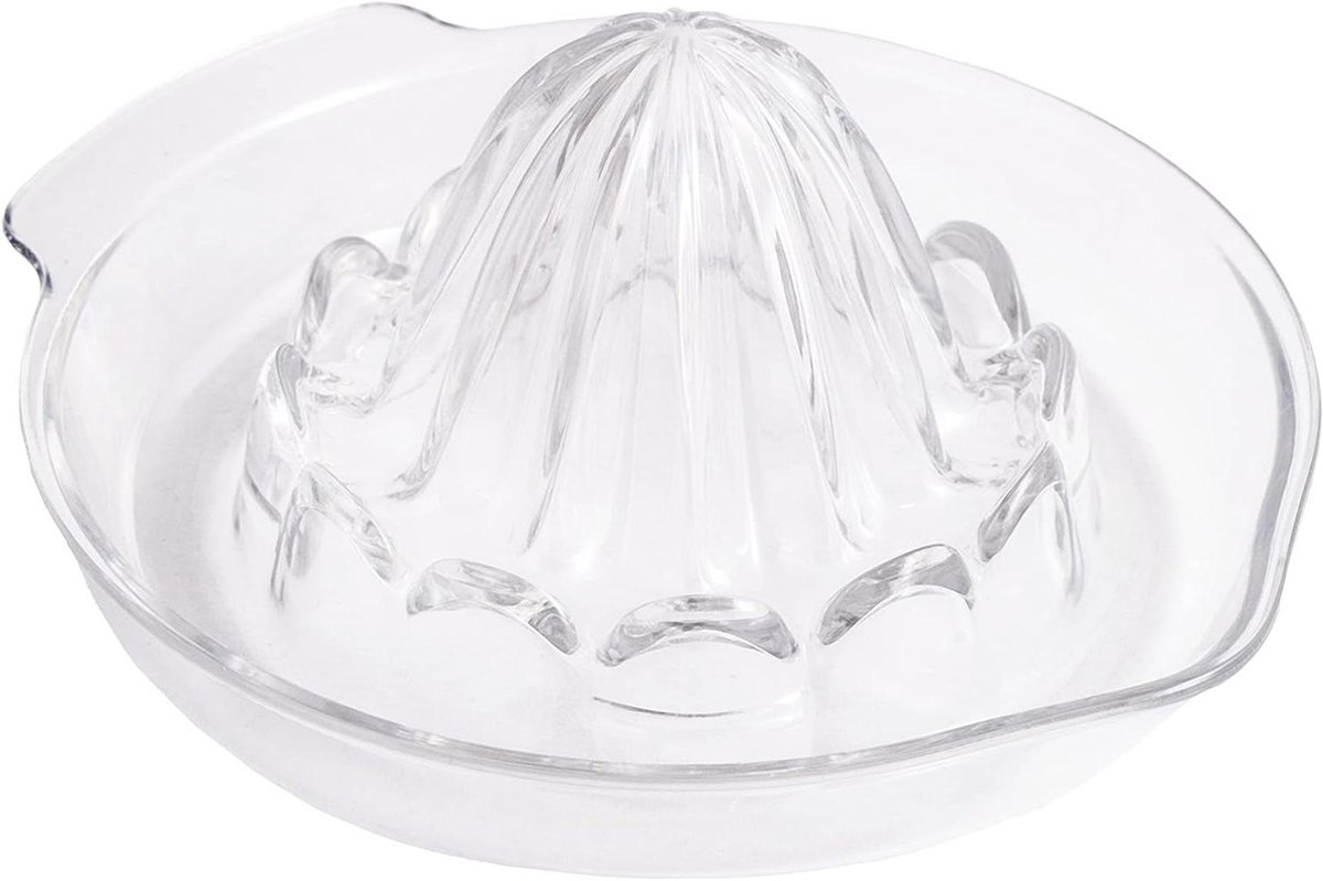 Citruspers - Handpers Sapcentrifuge - Verse Sapjes Maken - Gemaakt van Tritan - 13 x 145 x 7 cm - Transparant
