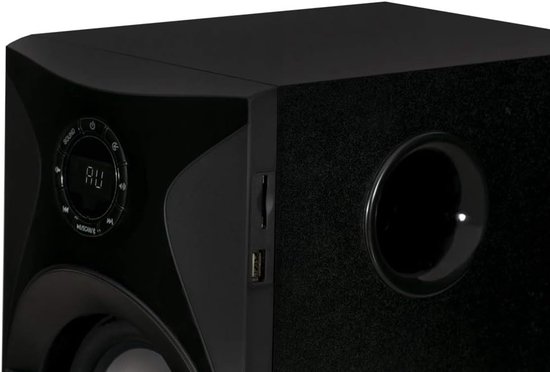 Surround Sound Systeem - Multimedia Speakerset - Home Entertainment - LED Display - 200 Watt - Zwart — afbeelding 3