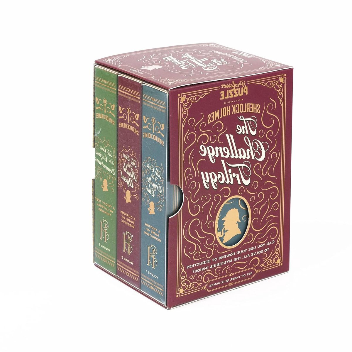 The Challenge Trilogy - Puzzel Spel - Logisch Denken - 150+ Mysterieuze Puzzels - 34 cm - N.v.t.