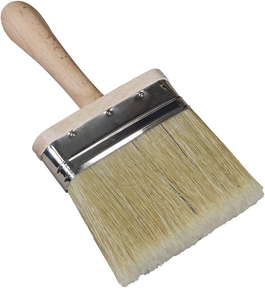 Stofborstel - Verfkwast Schoonmaakborstel - Ondergrond Voorbereiden - Zachte Borstelharen - 100mm 4-inch - Meerkleurig