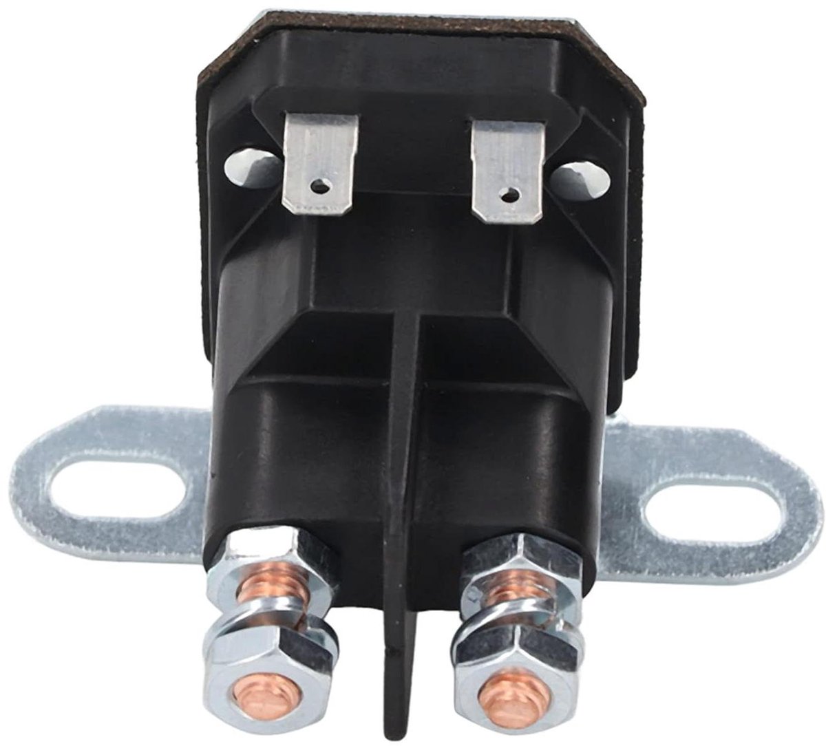 Startrelais Solenoid - Startrelais Onderdeel - Gazonmaaier Reparatie - Stofdicht Waterdicht - DC 12V - Zilver