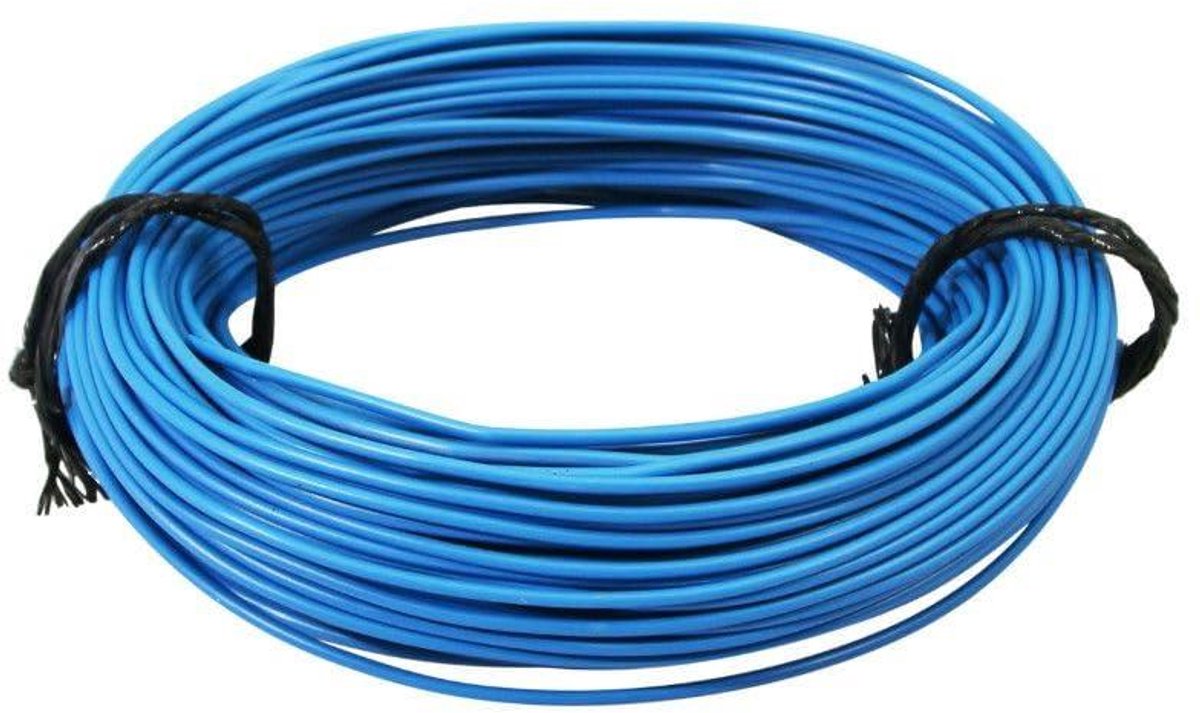 Elektrische kabel koperdraad - Installatiekabel Auto Motor - Doe-het-zelf projecten - Flexibele koperen kern - 5 meter - Blauw