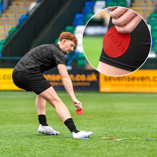 Mini Schijf Markeringen - Trainingsschijven Voetbal - Sport Training - Anti-slip PVC - 3.5 inch diameter - Rood van MINI — afbeelding 5