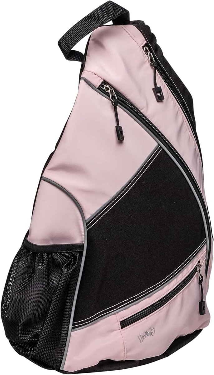Functionele Pickleball Tas met Verstelbare Riem en Clip-On Schoenzak | 48x33 cm