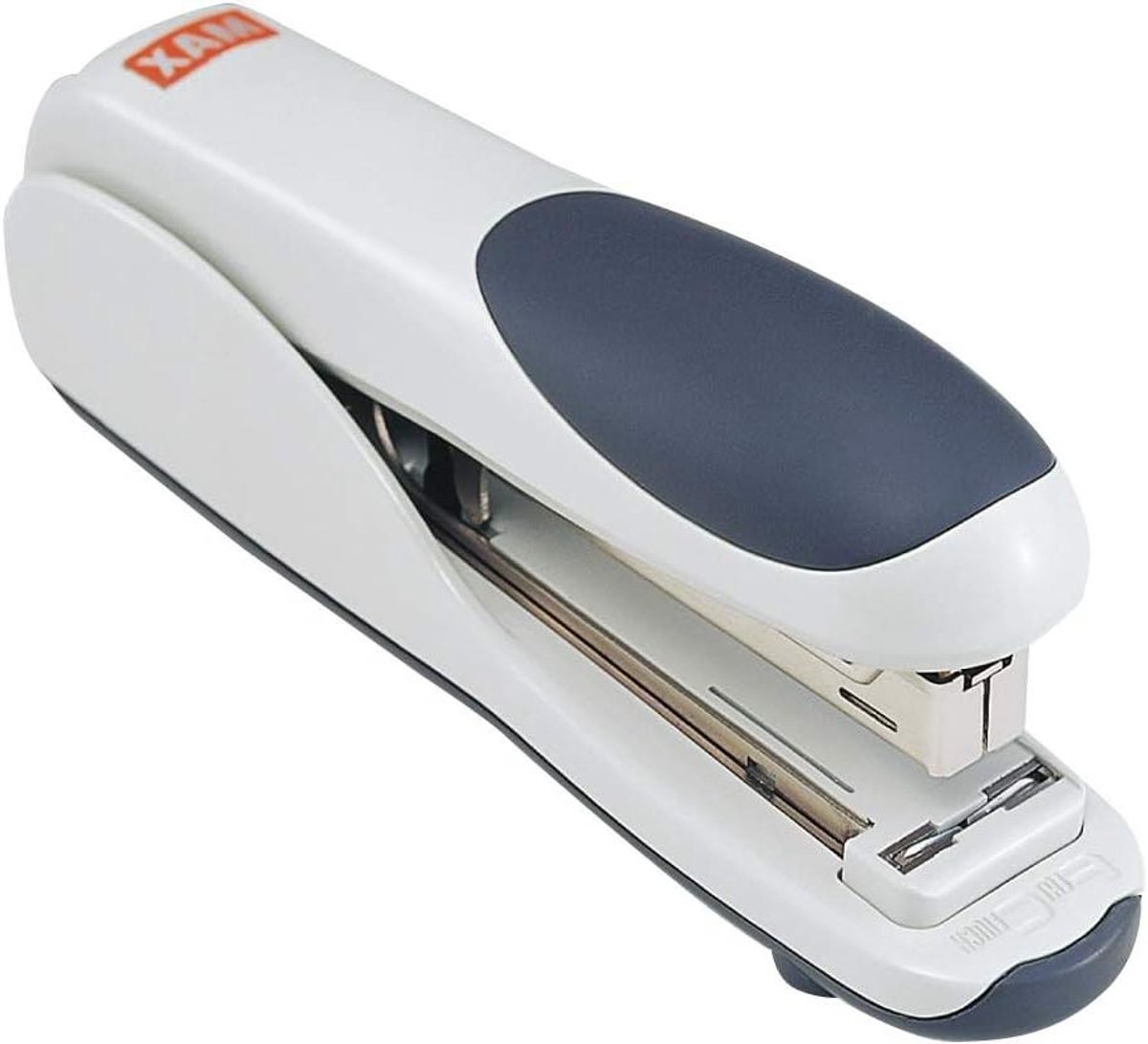 Platte Nietmachine - Nietapparaat Kantoor - Papier Verwerken - Dubbel Hefmechanisme - 30 Vellen - Grijs