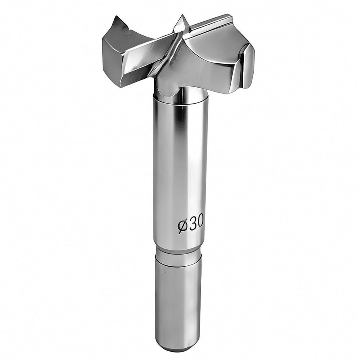 SnelShoppen - Forstner Boor 30mm Houtboor Tungstencarbide Platte Vleugelboor voor Scharnieren Lade Lock Sferische Houten Deuren Lades Plywood