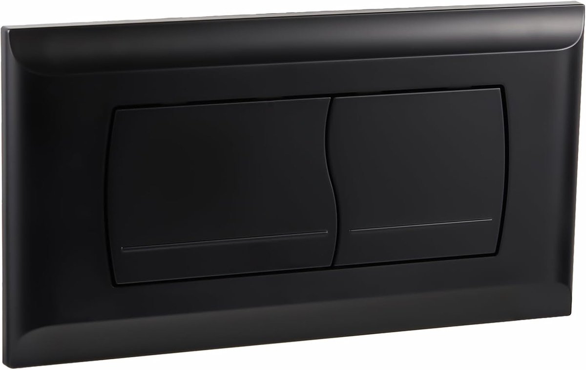 SnelShoppen - Empyreal Controleplaat voor WC Reservoir met Controle Stangen Set en Montageframe, Geschikt voor Flushmontage, Dubbele Spoel, 340 × 185