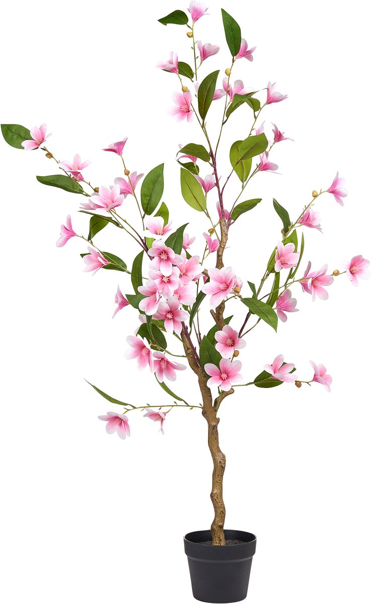 MAGNOLIA TREE - Kunstplant - Groen - 128 cm - Synthetisch materiaal