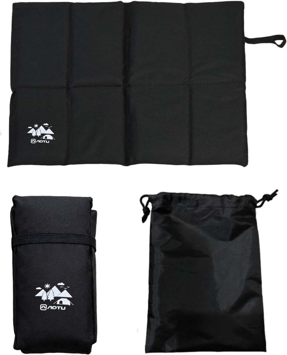 Extra groot waterdicht zitkussen voor buiten, opvouwbaar en draagbaar, ideaal voor camping, picknick en strand, 44 x 34 cm