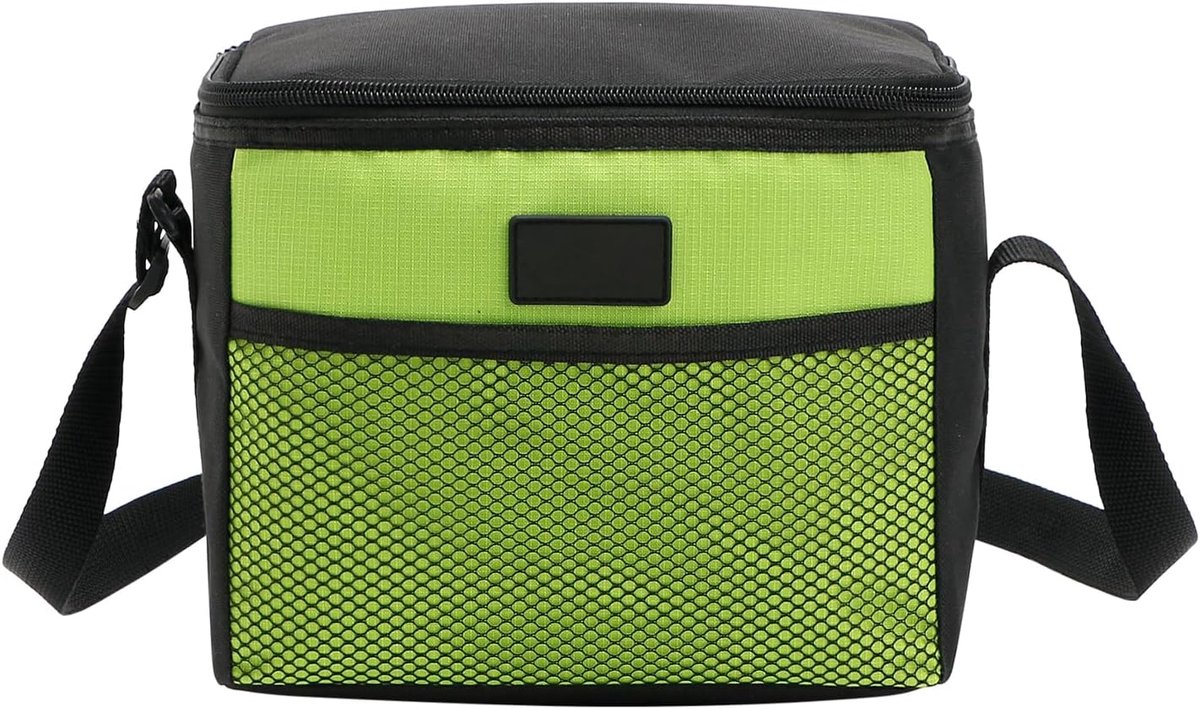 SnelShoppen - Lunch Bag 5L - Lekvrije Thermische Koeltas - Volwassenen - Waterdicht - Geïsoleerde Lunch Tote Bag - Groen - Perfect voor Werk, Picknick