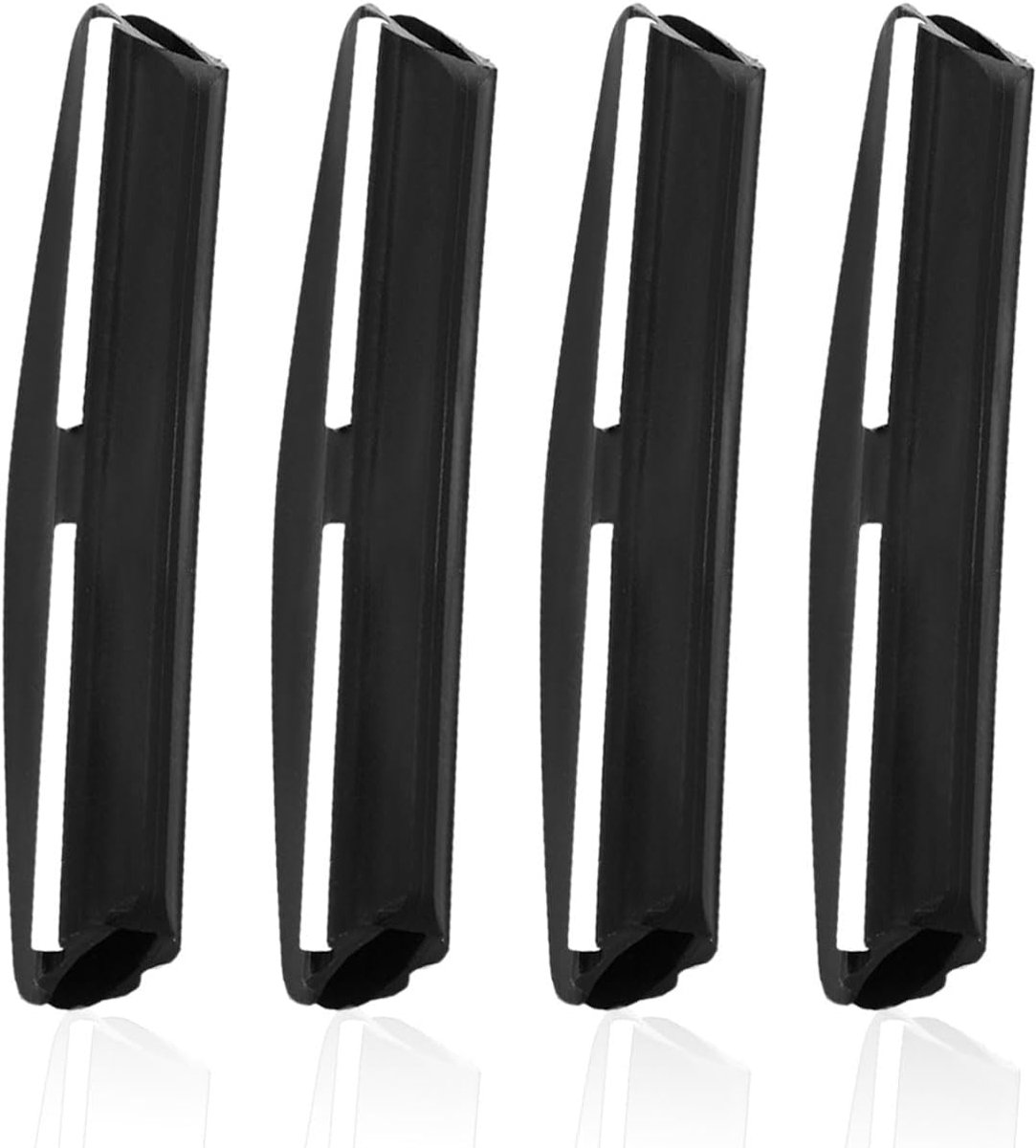 SnelShoppen - 4-delige Slijphulp Set voor Messen, Handmatige Slijper, Hoekhouder voor Wetstenen, Beginners, Zwart, 10CM