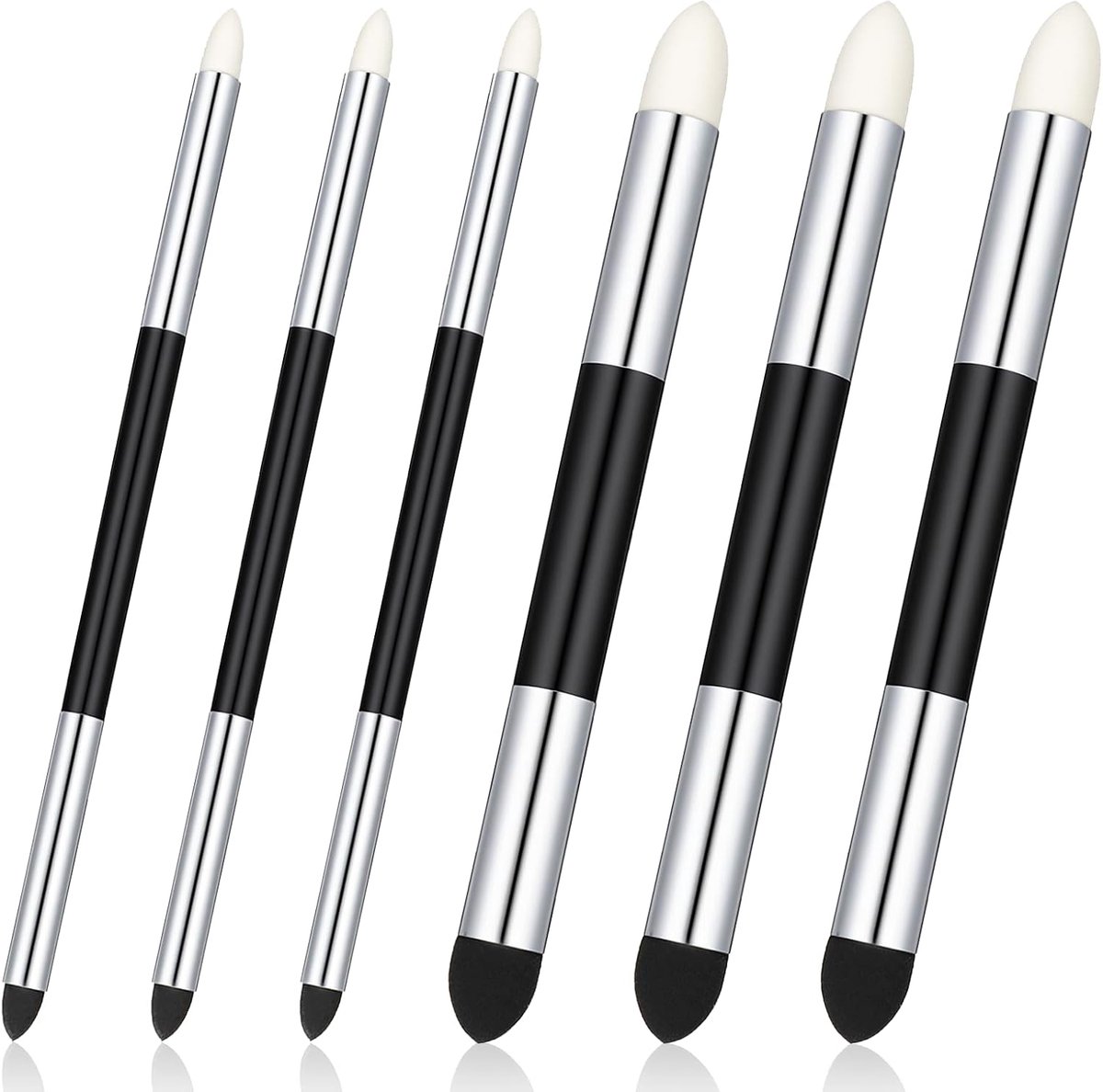 SnelShoppen - 6 Pcs Spons Gum Pen Set, Dubbelzijdige Schetsgummen, Wasbare Tekenmaterialen, Mengspons, Ideaal voor Kunstenaars en Professioneel Schets