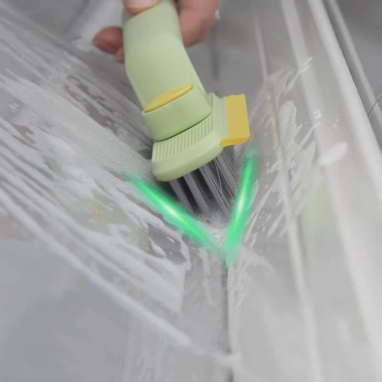 Voegenborstel - Hoekgereedschap Reiniger - Smal Reinigen - 360 Graden Draaibaar - 26.5 cm - Groen — afbeelding 4