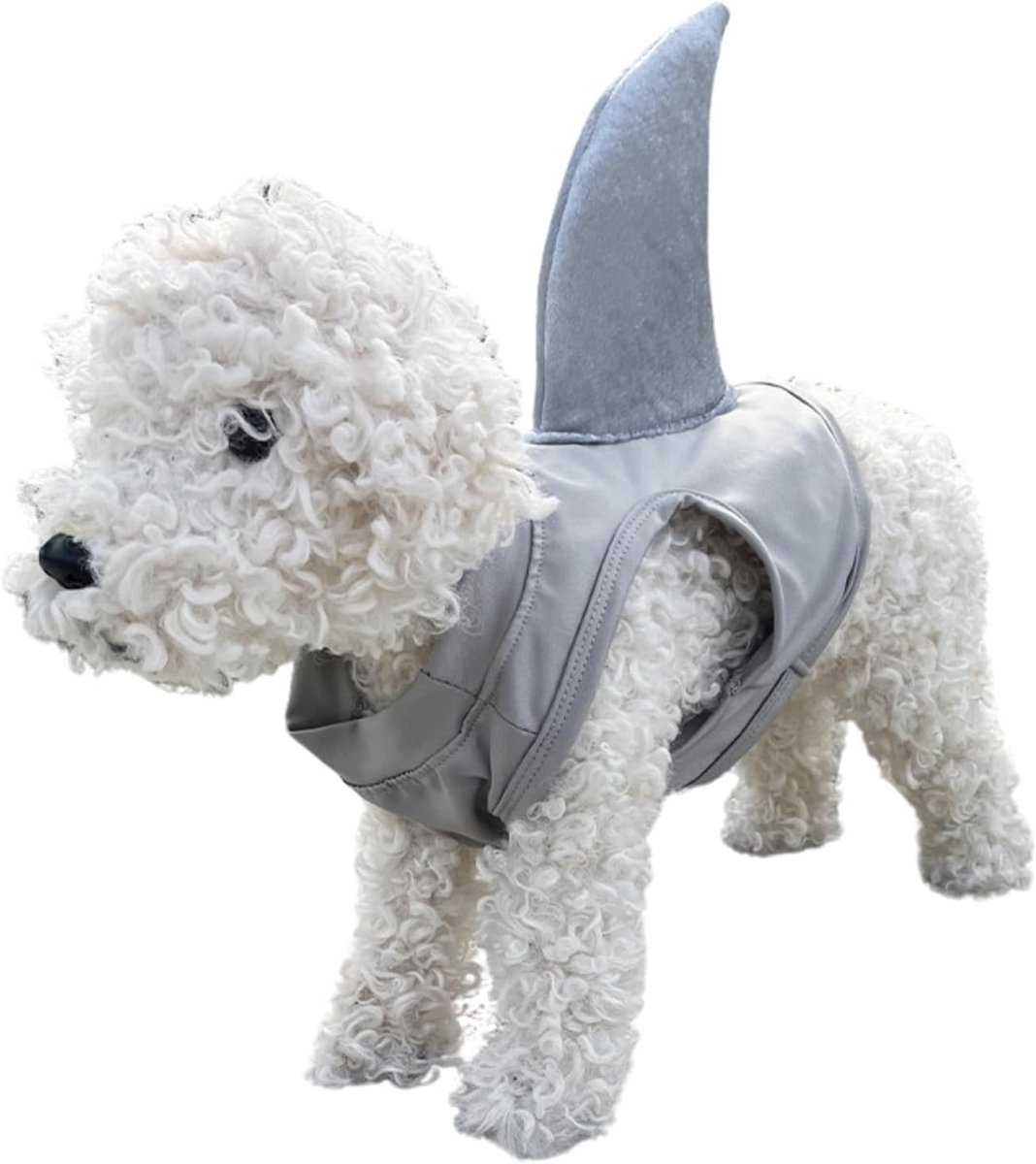 Grappig Halloween Kostuum voor Honden en Katten met Haai Vin, Perfect voor Feestjes en Verkleden
