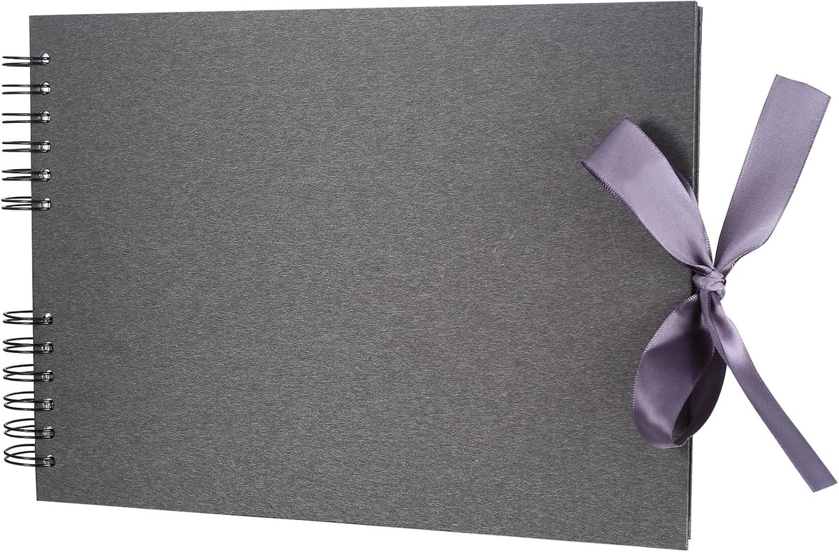 SnelShoppen - Fotoalbum Scrapbooking A4, 80 vellen/40 pagina's, Stevige Kartonnen Omslag, Notitieboek voor Bruiloften, Verjaardagen, Valentijnsdag