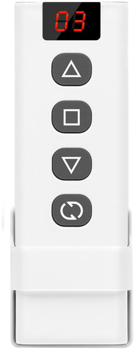 SnelShoppen - Draadloze afstandsbediening met 4 knoppen - Multifunctionele remote voor TV, verlichting, apparaten - Handig en gebruiksvriendelijk - Id
