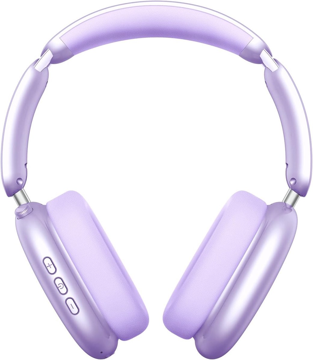 SnelShoppen - Draadloze Over-Ear Hoofdtelefoon met Actieve Geluidsisolatie, 60 Uur Speeltijd, Hi-Res Audio, Krachtige Bas, Vouwbaar en Lichtgewicht, P
