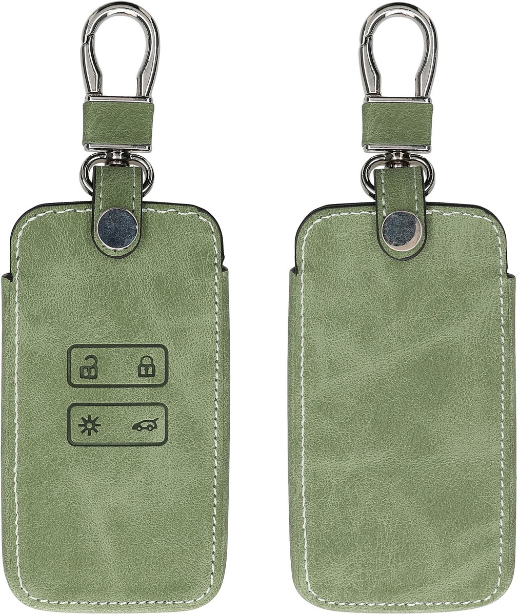kwmobile Key Cover Compatible with Renault - Green