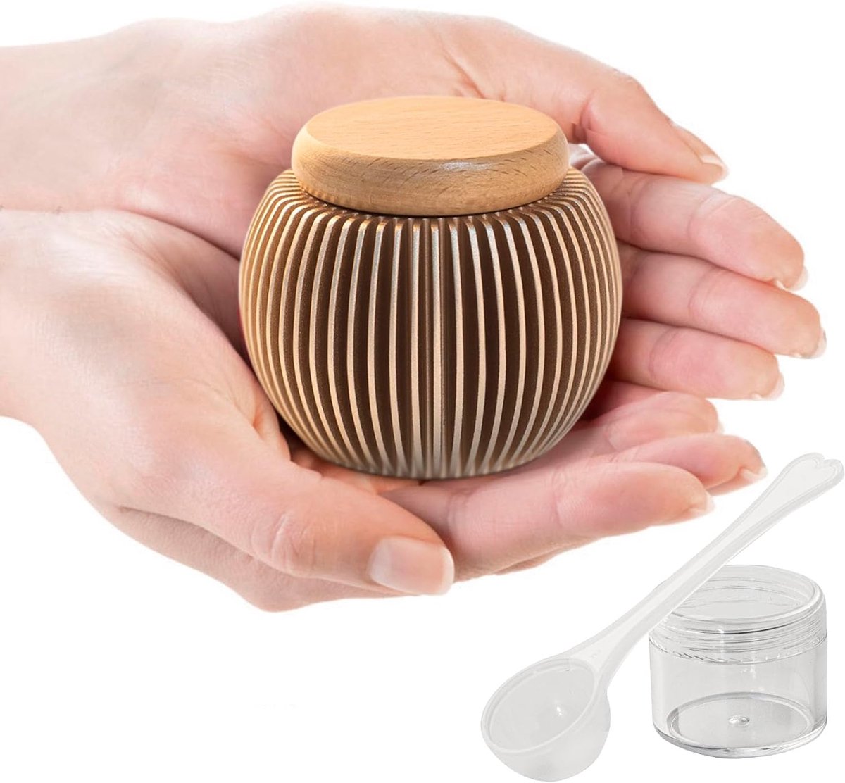 SnelShoppen - Mini Urns voor Mens en Huisdier As - Aluminium Urns, Kleine Crematie Urnen, Waterdicht, 3.4 Cubic Inch, Ideaal voor Herinneringen, 2.6"x