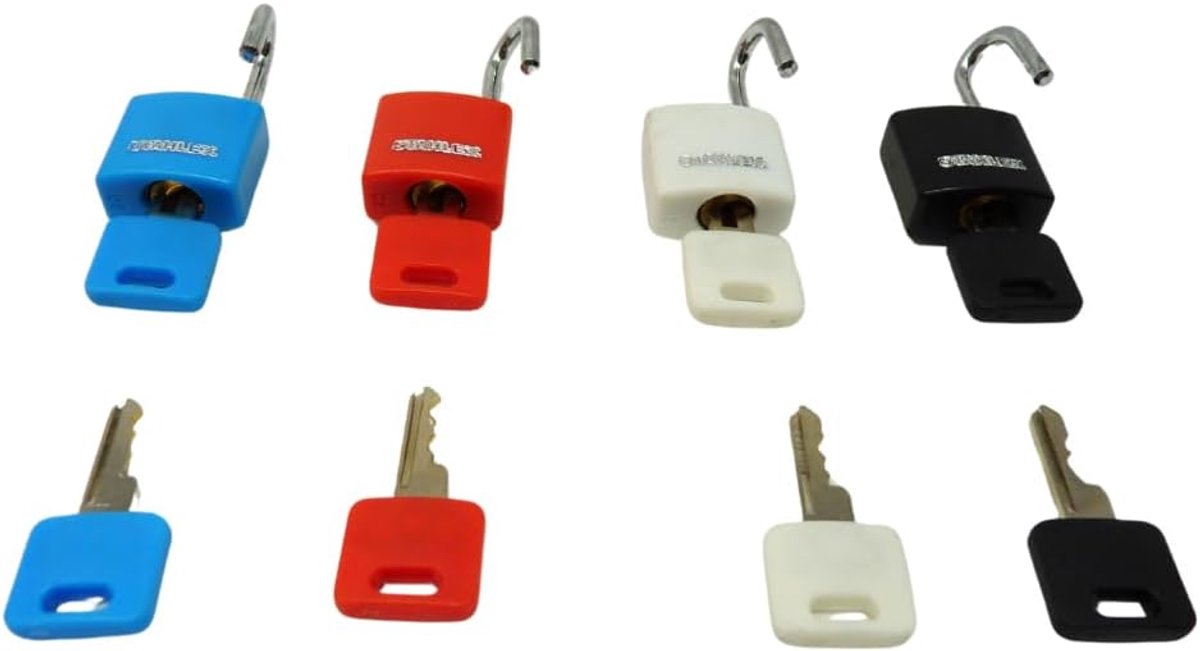 SnelShoppen - Aluminium Padlock 20mm - Robuuste en Veilige Hangslot in Diverse Kleuren - Ideaal voor Tassen, Kasten, Poorten en Meer - Corrosiebestend