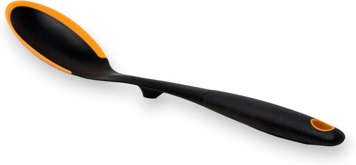 SnelShoppen - RoadSpoon-Round Silicone Kooklepel, Antikleef Kookgerei, Krasbestendige Keukenlepel, Serveerlepel voor Camping, Keuken en Feesten