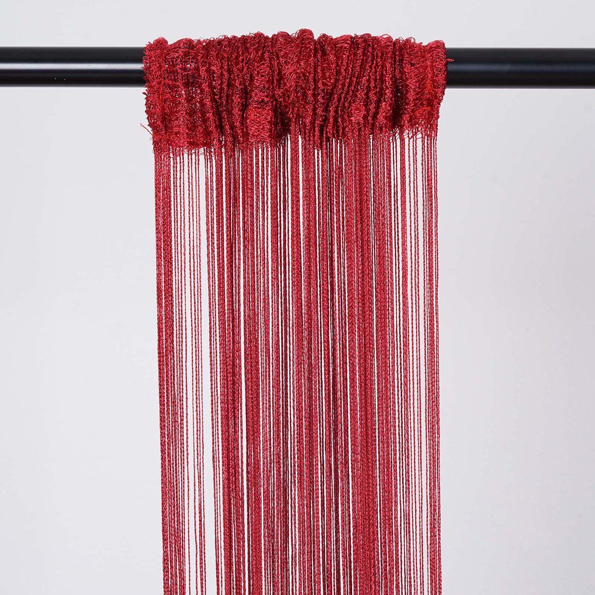 Draadgordijn 55 rood 140x250cm