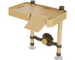 Drijvend Schildpadden Platform - Aquarium Terras Zonneplatform - Reptielen Verblijf - Automatisch Drijvend - 0.21 Kilogram - Groen
