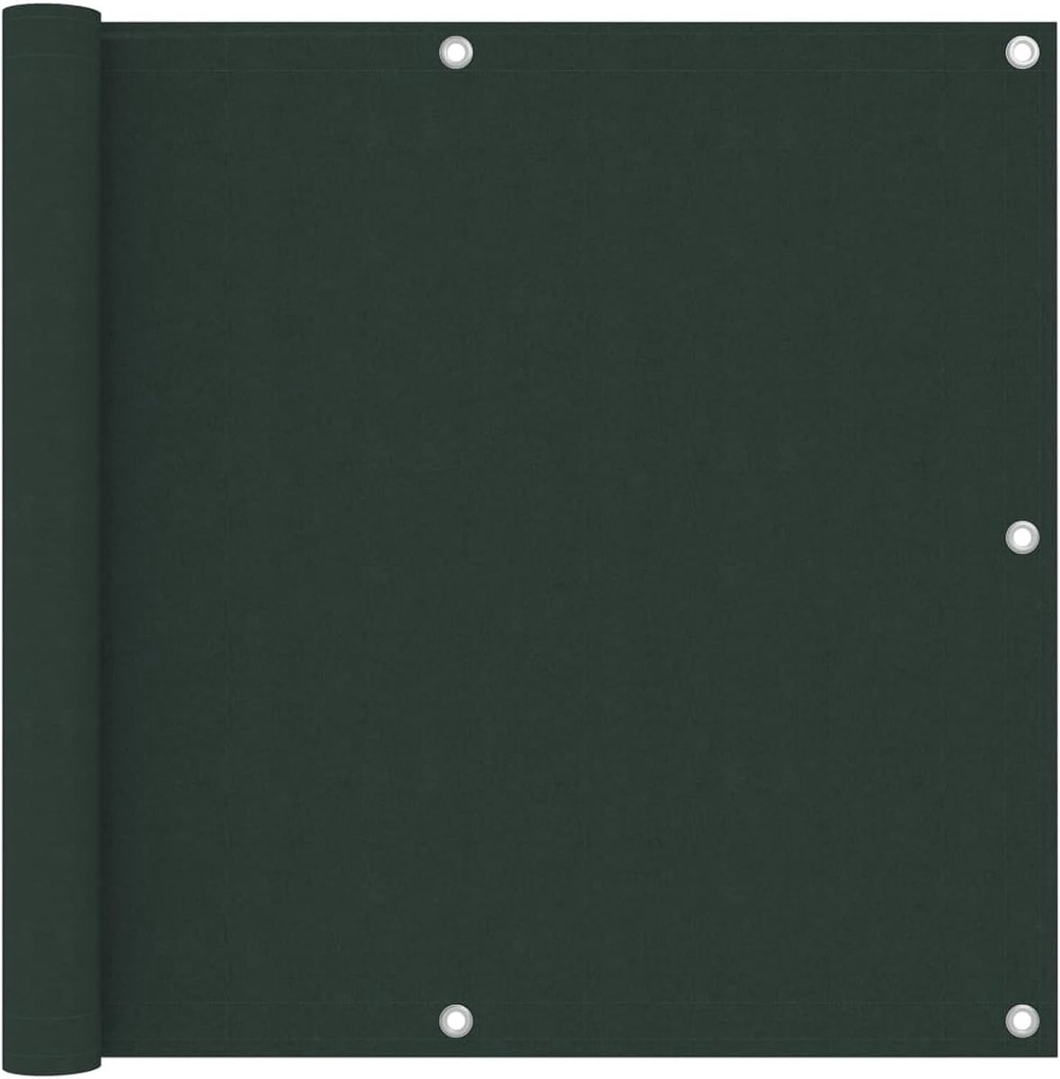 Balkon Inkijkbescherming - Balkonbekleding Privacy - Buiten Ontspannen - Waterdicht UV-bestendig - 90 x 300 cm - Donkergroen