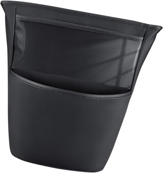 Auto Organizer - Auto Opbergtas - Auto Interieur Organiseren - Veilige Barrière Tussen Stoelen - 32x27 cm - Zwart