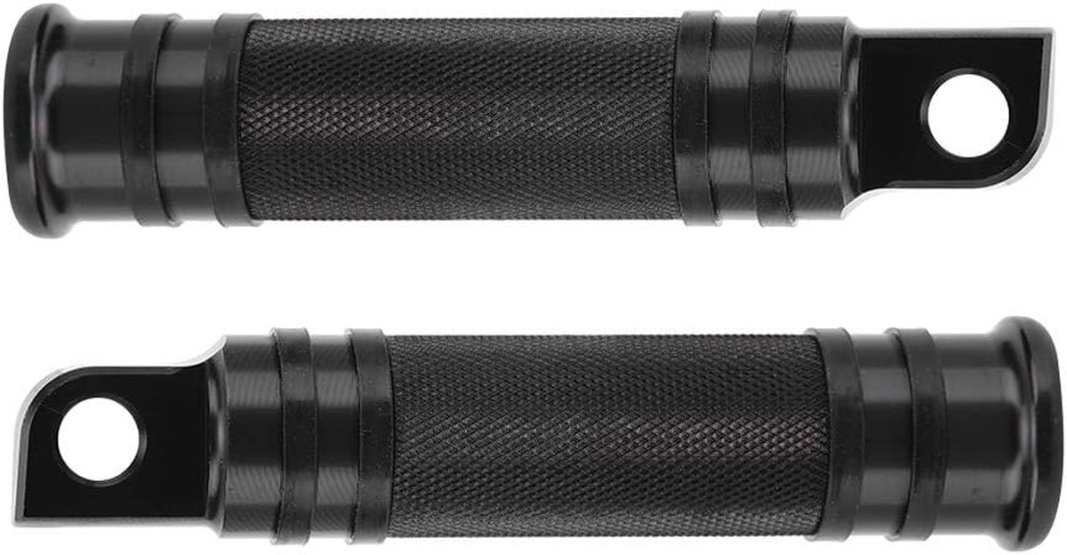 Motorfiets Voetsteunen - Voetpedalen Motor - Comfortabel Rijden - Antislip Oppervlak - 2 stuks - Zwart