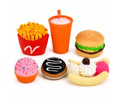 Puppy Speelgoedset - Snack Attack - 6-delig - Latex Speeltjes voor Puppy's