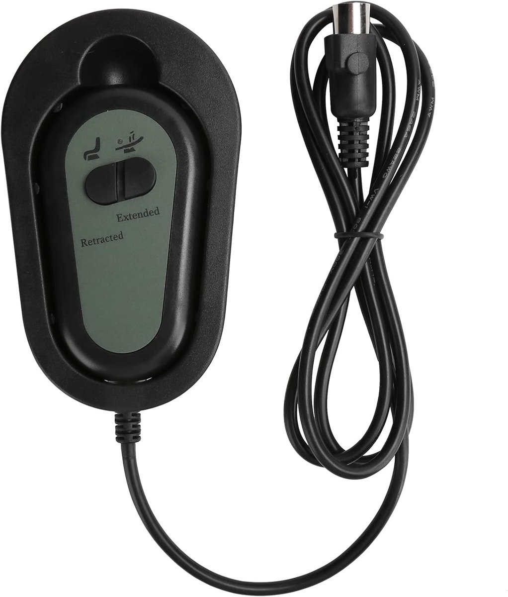 Bank Handcontroller - Liftstoel Bediening - Stoel Verstellen - Directe Aansluiting - 1.2 Meter Snoer - Zwart