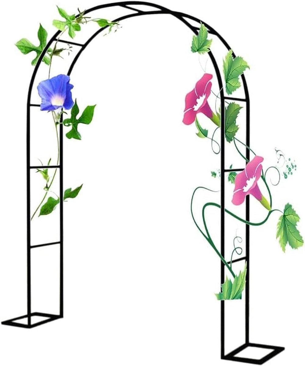 Tuinboog - Decoratieve boog - Bruiloft decoratie - Weerbestendige structuur - 1.8 x 2.2 m - Wit
