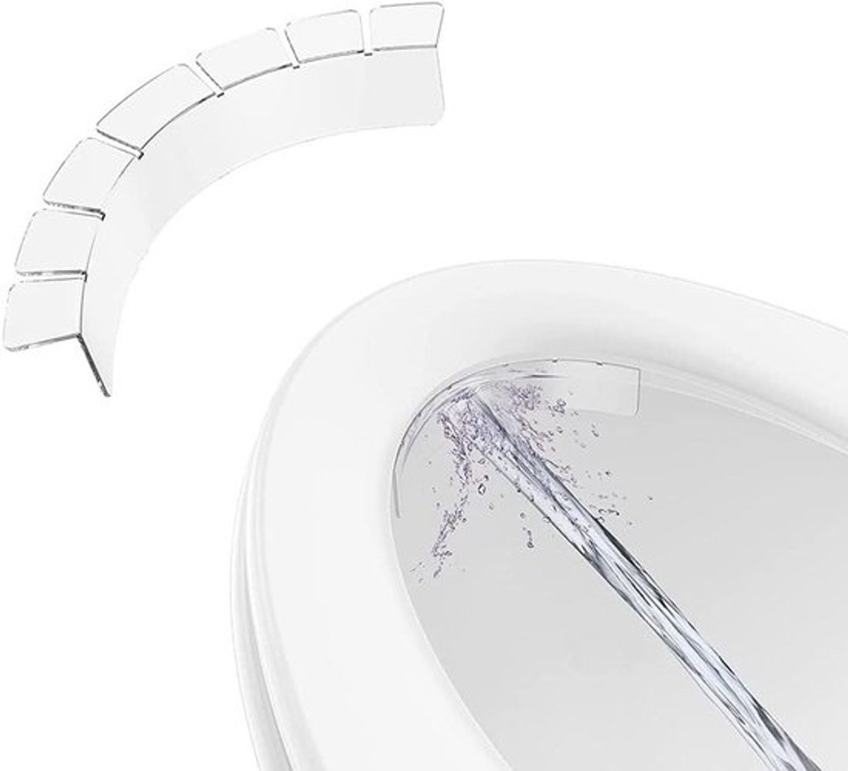 Onf3 - Toiletbril Spatbescherming - Plasbeschermer - Voorkom