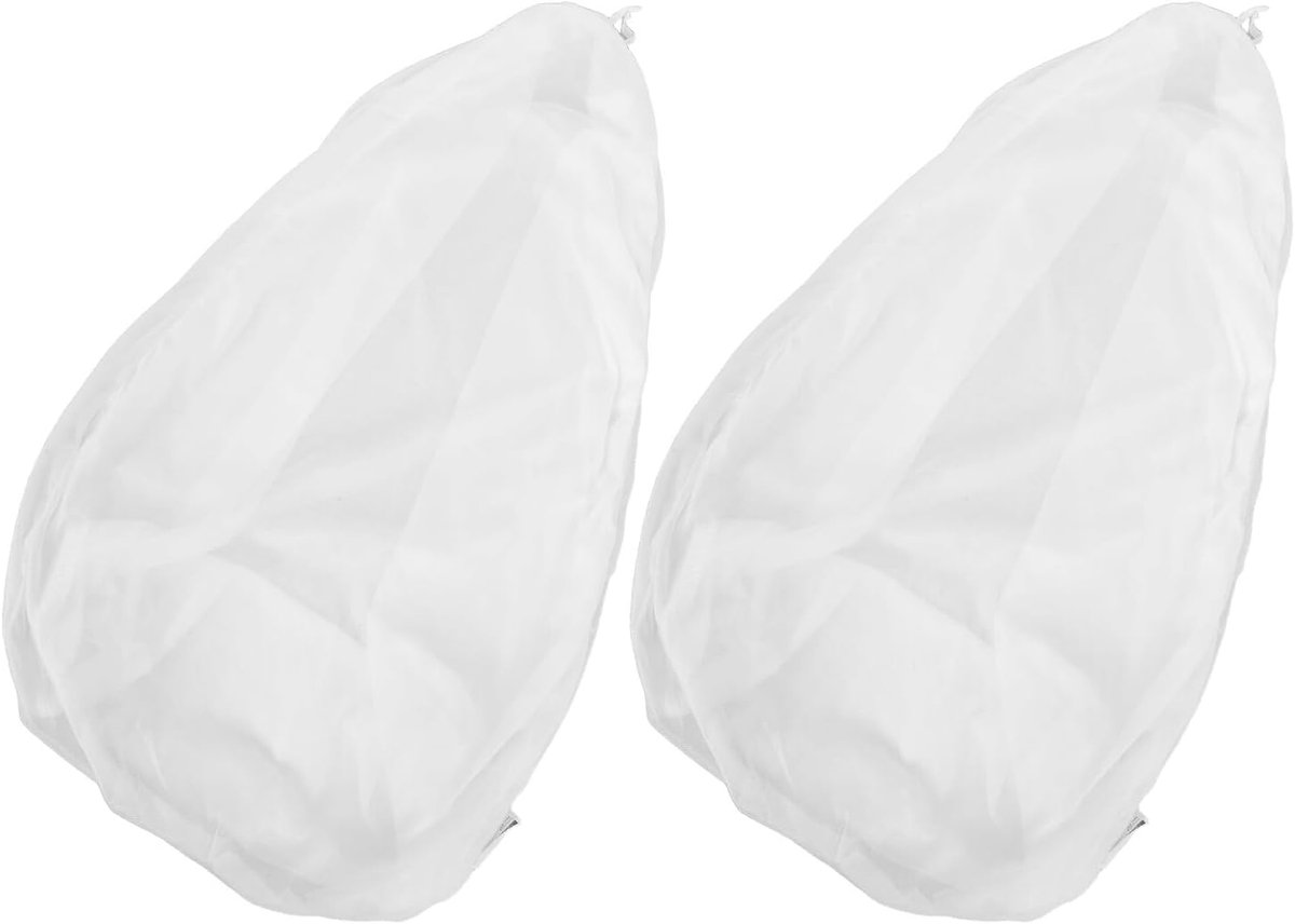 Zitzak Binnenhoes - Vervanghoes Zitzakbank - Comfortabel Ontspannen - Versterkte Stiksels - 90x80x80cm - Wit