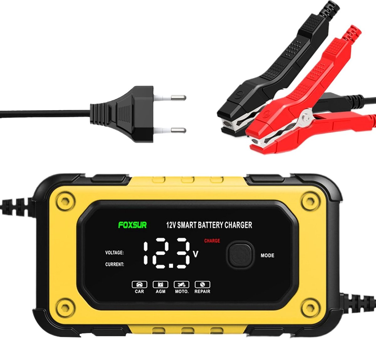 Auto Startkabels - Noodstroom Accu - Motor Starten - Intelligente Laadtechnologie - 12V - Zwart