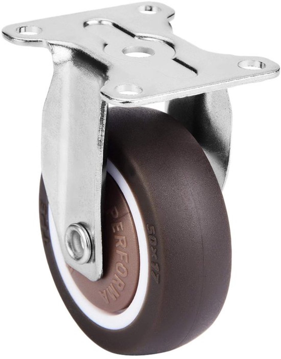 Store_8 - Caster - Rubber - Damping - 2 inch - Stoel - Vervangbare wielen