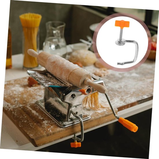 Pastamaker Clips - Noodle Maker - Zelf Pasta Maken - Universele Pasvorm - 15.5 cm - Zilver van Pastamaker — afbeelding 2