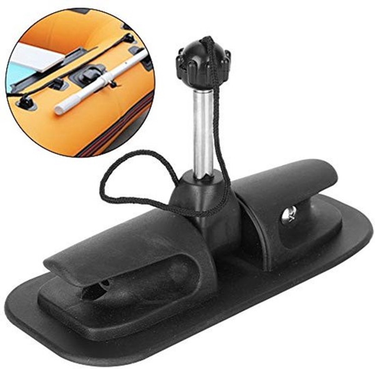 SPHProducts - Kajak Peddelhouder - Universele Boot Roeispaanvergrendeling - Compact