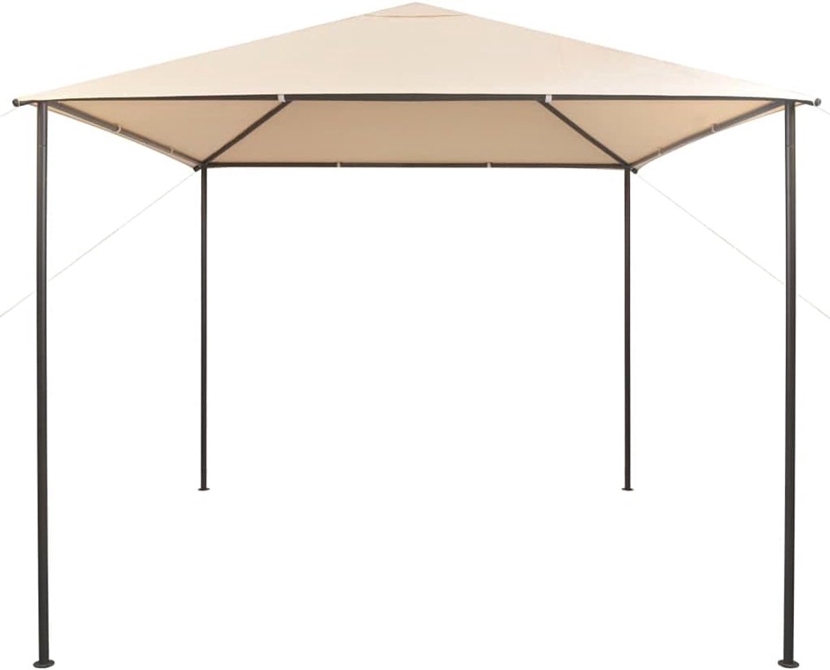 Duurzaam paviljoen - Feesttent buiten - Gezellige bijeenkomsten - UV-bestendig Oxford - Grote overkapping - Beige