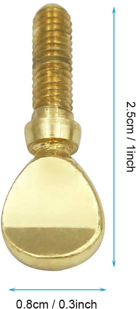 Dailygoods- Halsschroef Koper - Saxofoon Accessoire - Eenvoudig te Installeren - Verlies Geen Vernis - Verbeterde Vingergreep - Fijn Ontwerp