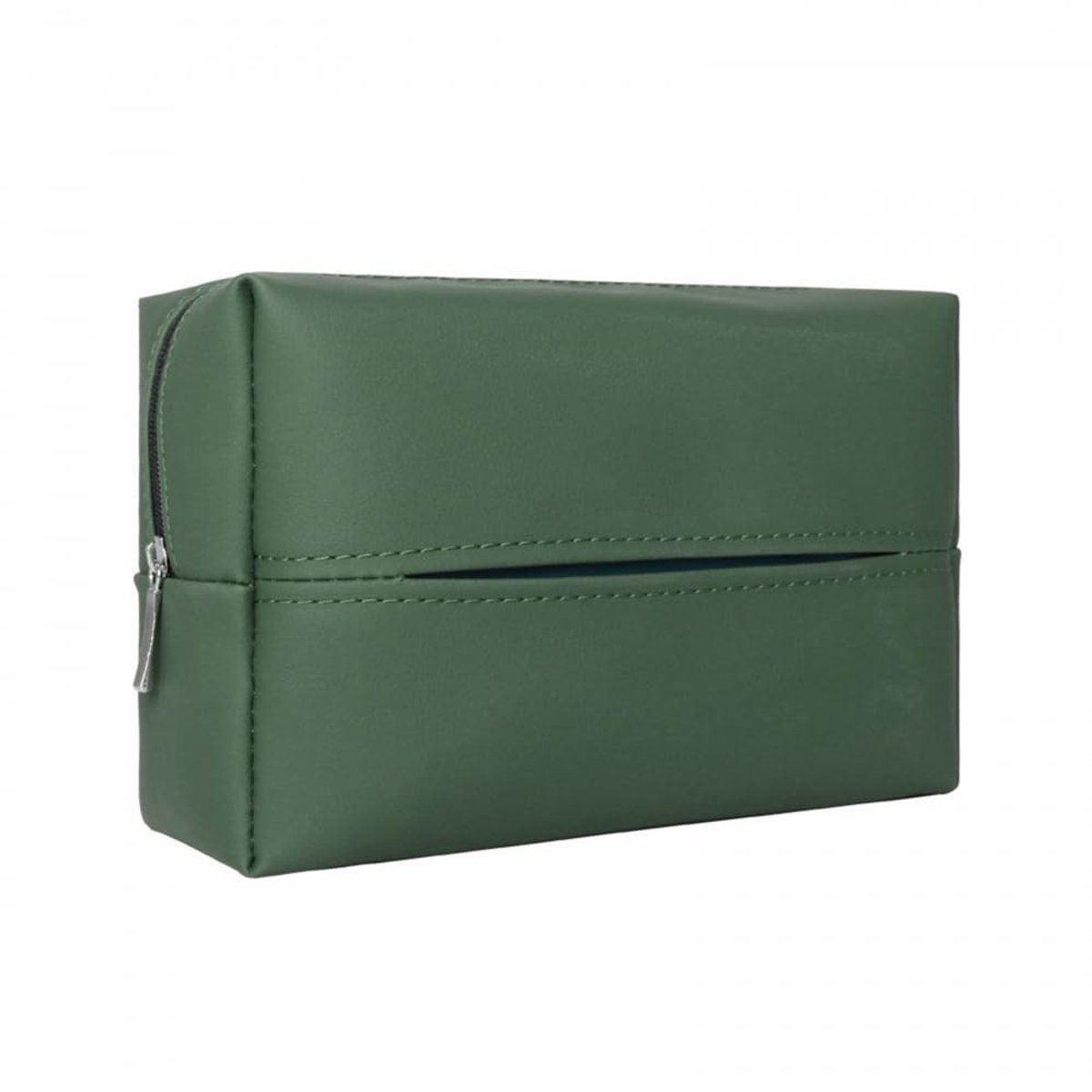 Dailygoods- Tissuehouder Hoogwaardig Leer - Auto Tissue Box - Verstelbare Riem - Waterdicht - Eenvoudig te Installeren - Comfortabel en Praktisch - Tissuebox